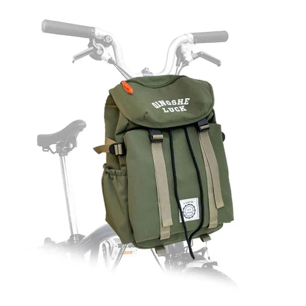 Brompton 自行車戶外旅行徒步旅行背包折疊自行車前防水休閒包大容量背包