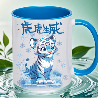 熱銷 [95%好評率]卡通圖陶瓷馬克杯子ins高顔值早餐情侶水杯家用可愛生日禮物咖啡