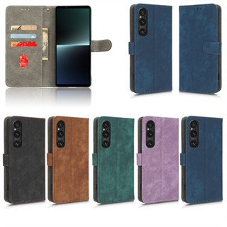 ✅臺灣現貨✅適用索尼 SONY Xperia 1 V手機皮套 5v 1V 插卡磁吸保護套輕奢款書本式 防摔手機殼保護套