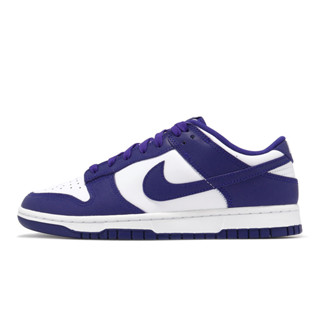 Nike 休閒鞋 Dunk Low Retro 男鞋 白 紫藍 復古 低筒 運動鞋 [ACS] DV0833-103