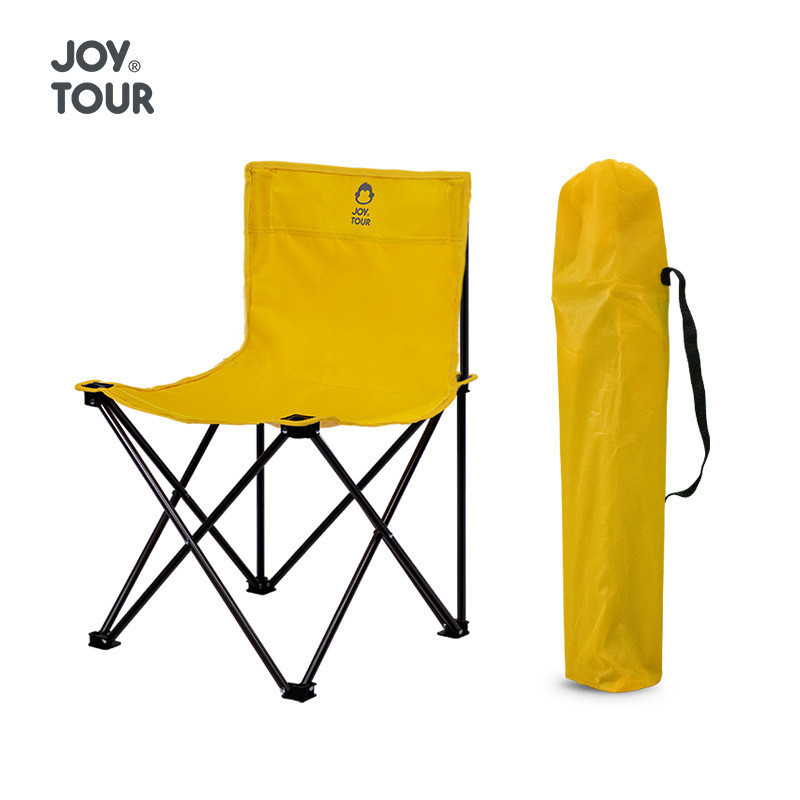 JOYTOUR 戶外熱浪黃摺疊椅便攜式超輕凳/捷運懶人神器沙灘露營釣魚美術寫生座椅