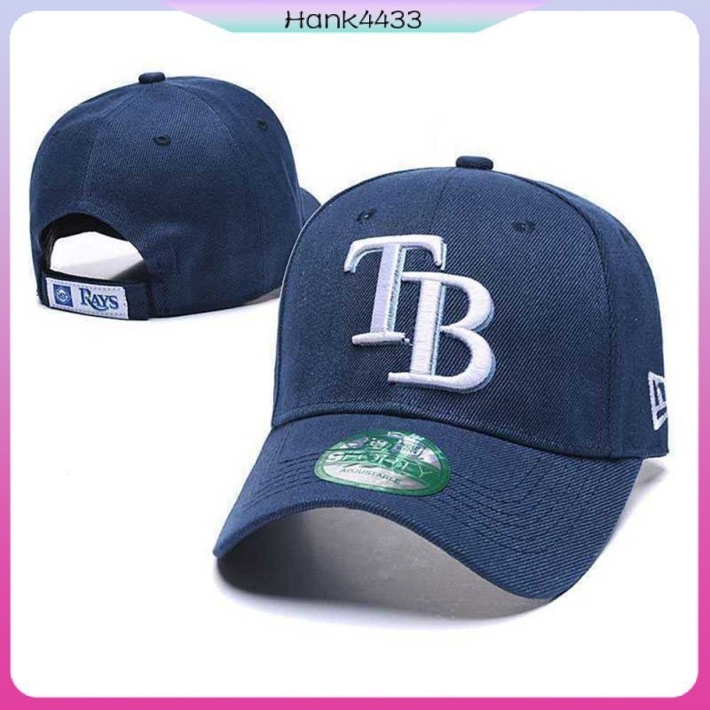 MLB 棒球帽 Tampa Bay Rays 坦帕灣 光芒 時尚帽 男女均可佩戴 嘻哈帽 可調 戶外帽 RUT1