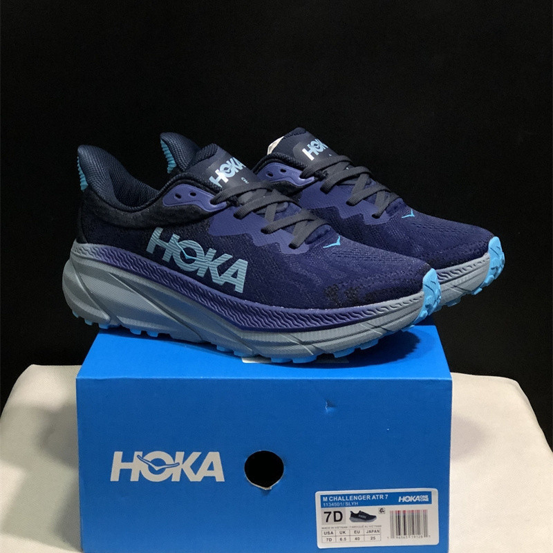 Hoka m Challenger ATR 7 男女通用輕便透氣跑鞋,男女專業減震跑鞋,尺碼 36-45