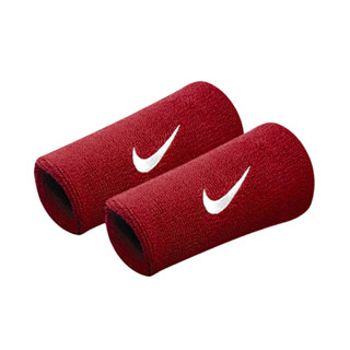 Nike 護腕 Swoosh 男女款 紅 加長腕帶 棉質 吸汗 運動 毛巾底 [ACS] NNN0560-1OS