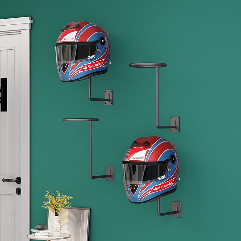 機車電動車頭盔展示架子家用收納擺放架安全帽掛鉤壁掛掛架牆上