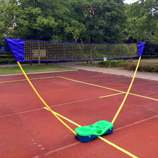 艾羽菲斯簡易室外羽毛球網架便攜式兒童家用折迭收納型移動網柱