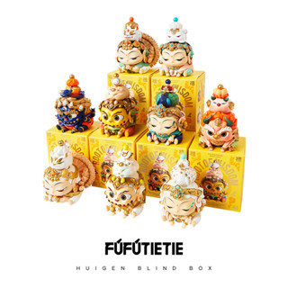 【FUFUTIETIE】敦煌慧根系列盲盒國風文殊菩薩手辦悟解博物館觀音擺件 端盒 6位 福福貼貼