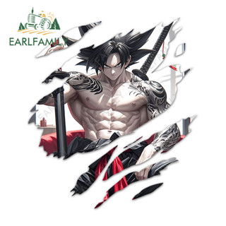 EARLFAMILY 13cm x 11.5cm 龍珠撕車貼耐候幽默防刮冰箱電動自行車 DIY 貼花塗鴉