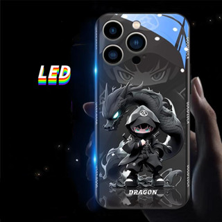 SAMSUNG Ninja Dragon LED 發光適用於三星手機殼保護殼 S21+ S21ULTRA S22 S22