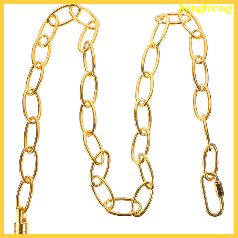 用於懸掛古董金色照明燈零件的鏈條裝飾鏈製作燈金屬燈具形吊燈鐵 kanghxing