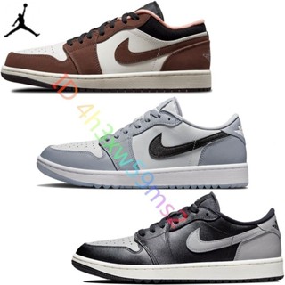 耐吉 Nike Air Jordan 1 low男鞋女鞋摩卡煙灰色jordan1代AJ1低筒籃球鞋DC6991-200
