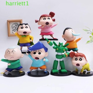 HARRIETT野原新之介手辦,坎塔姆機器人卡通片蠟筆小新手辦,PVC娃娃日本卡通小型新可動人偶模型