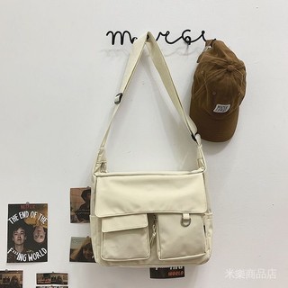 LIPANO 韓國ins校園百搭少女學生斜挎包日係原宿學院風尼龍單肩包