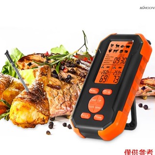 BQ01 無線燒烤溫度計 100m傳輸距離 -20 - 100°C溫度檢測範圍 2.7英寸LCD顯示屏 倒計時報警 溫度