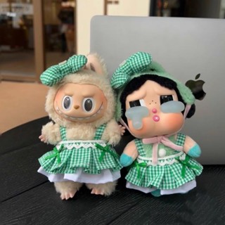 😭哭娃 (僅娃衣 )Crybaby哭娃搪膠臉娃衣 17cm拉布布衣服 哭娃娃衣 crybaby 泡泡瑪特娃衣
