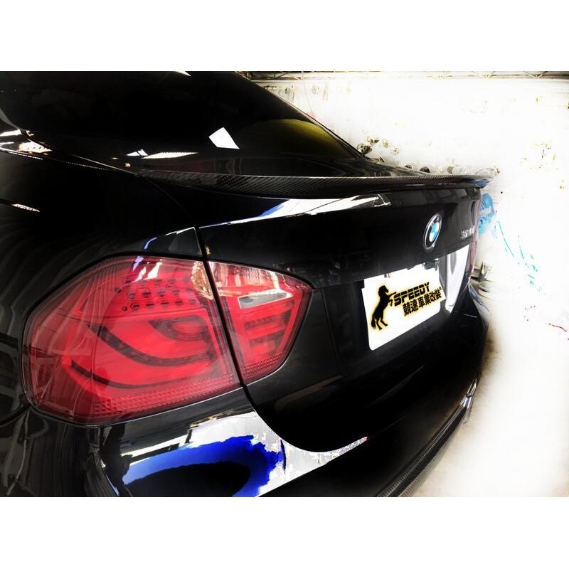 BMW E90  P牌  碳纖維 卡夢 CARBON  尾翼