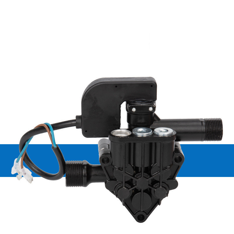 220v 洗車機零件清潔出口螺紋 22mm 備件高壓水泵頭組件,用於陸地清潔