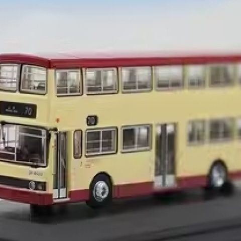 1/76 香港九巴雙層巴士模型賓士 賓士O305 70路