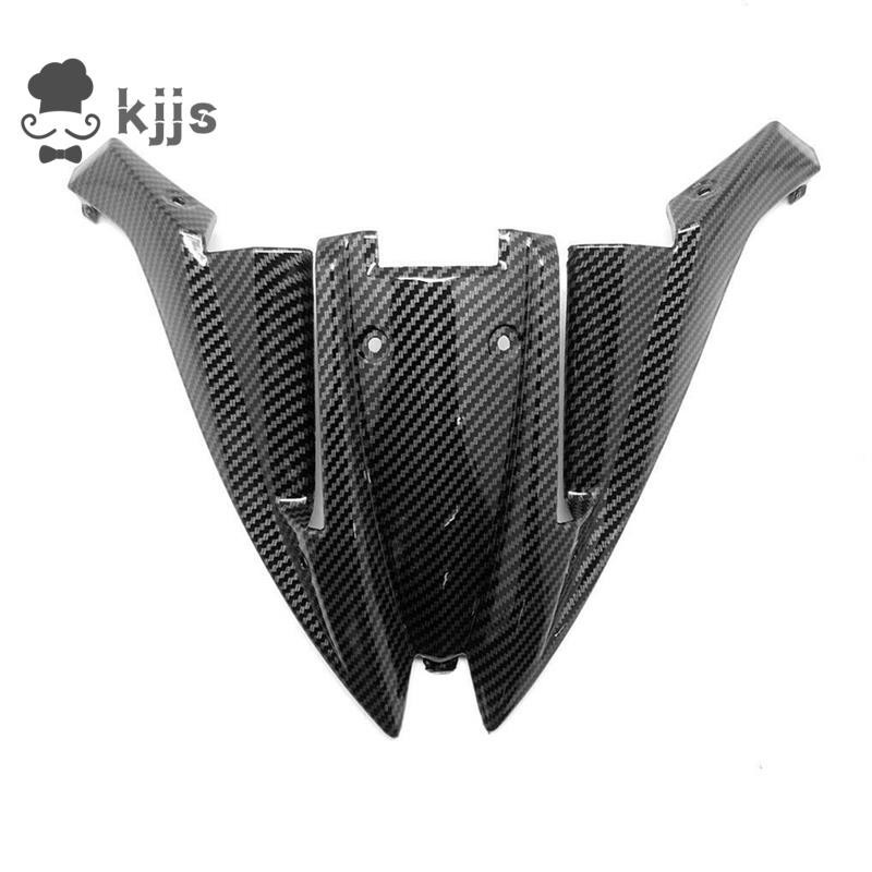 KAWASAKI 適用於川崎忍者 650 ER6F 2012-2016 零件的摩托車碳纖維飾面前中大燈整流罩