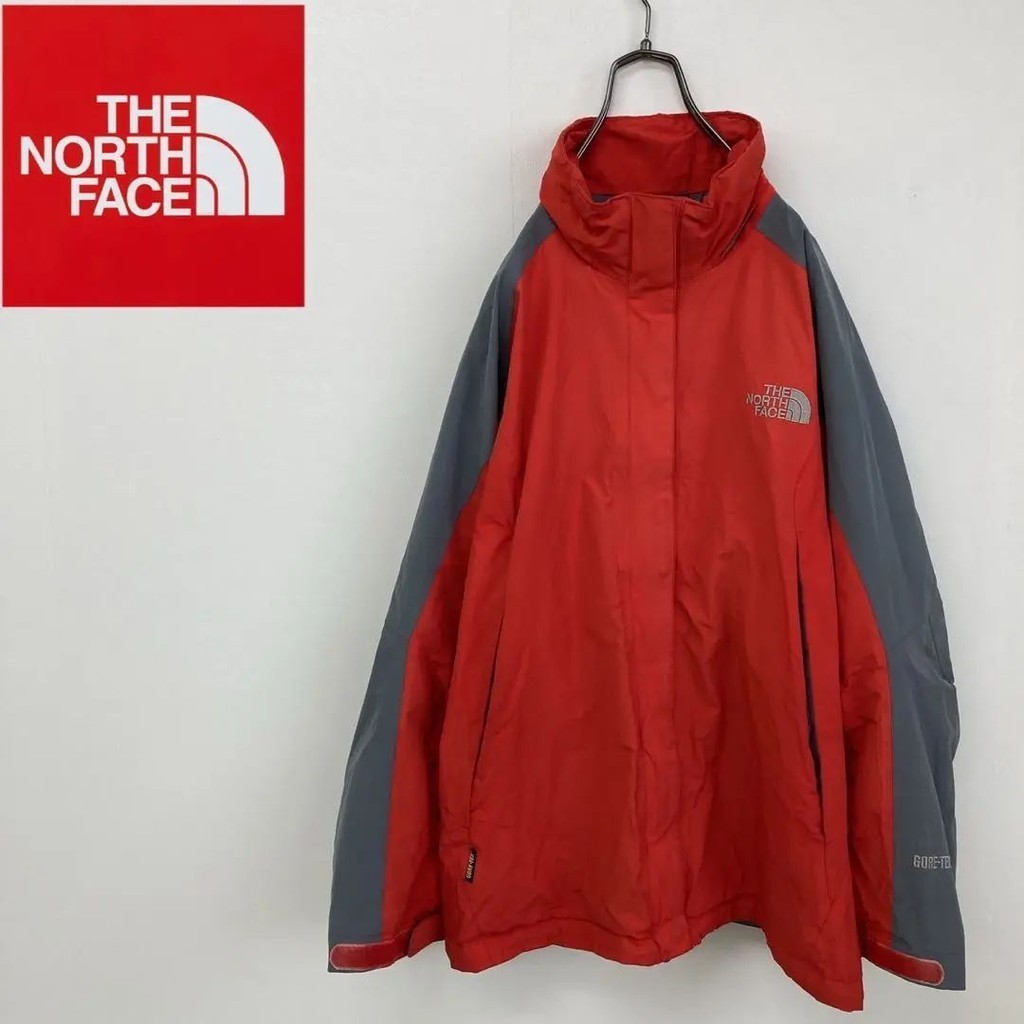 THE NORTH FACE 北面 夾克外套 灰色 尼龍 紅色 女裝 Gore-Tex mercari 日本直送 二手