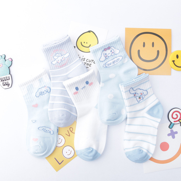 三麗鷗 兒童襪子 可愛卡通 大耳狗 精梳棉 兒童 卡通 小清新 寶寶襪子