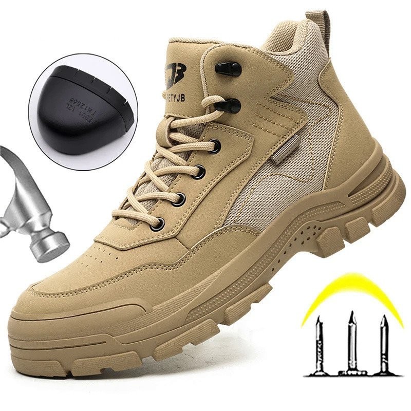 優質工作靴安全鋼頭鞋男品牌堅不可摧鞋防穿刺安全防護鞋焊工靴 LACO