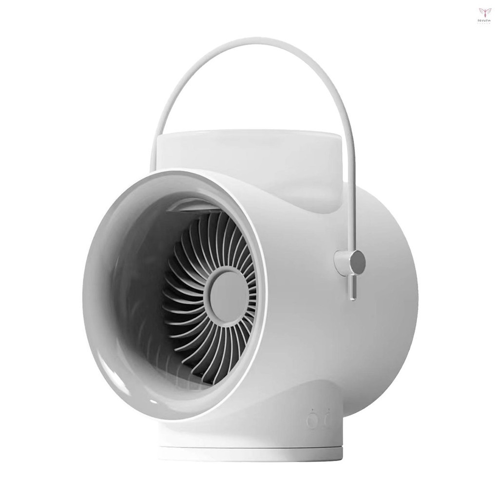 Uurig)個人空氣冷卻器 350mL 迷你空間冷卻器帶雙霧香薰 3 風速夜燈 4000mAh 台式空調風扇適用於家庭辦