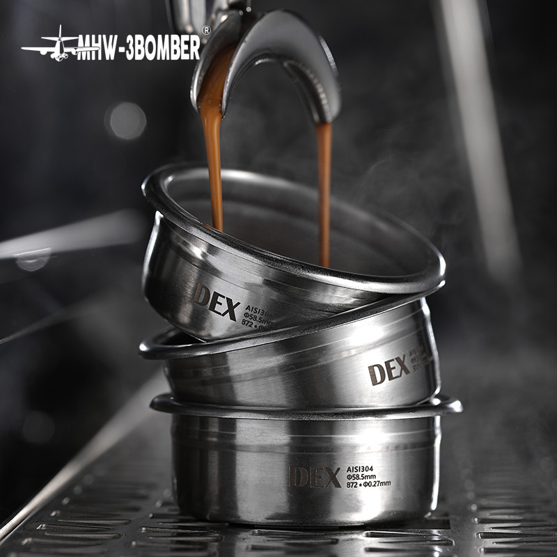 【咖啡器具】MHW-3BOMBER轟炸機DEX精密粉碗58mm意式咖啡機萃取手柄配件18/20g速發