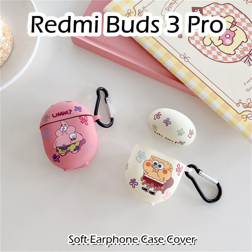 【快速發貨】適用於 Redmi Buds 3 Pro 保護套創新卡通 TPU 軟矽膠耳機套保護套