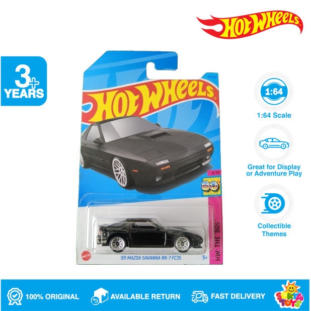 MAZDA Hot Wheels 89 馬自達薩凡納 Rx-7 Fc3s 批量 P 2023