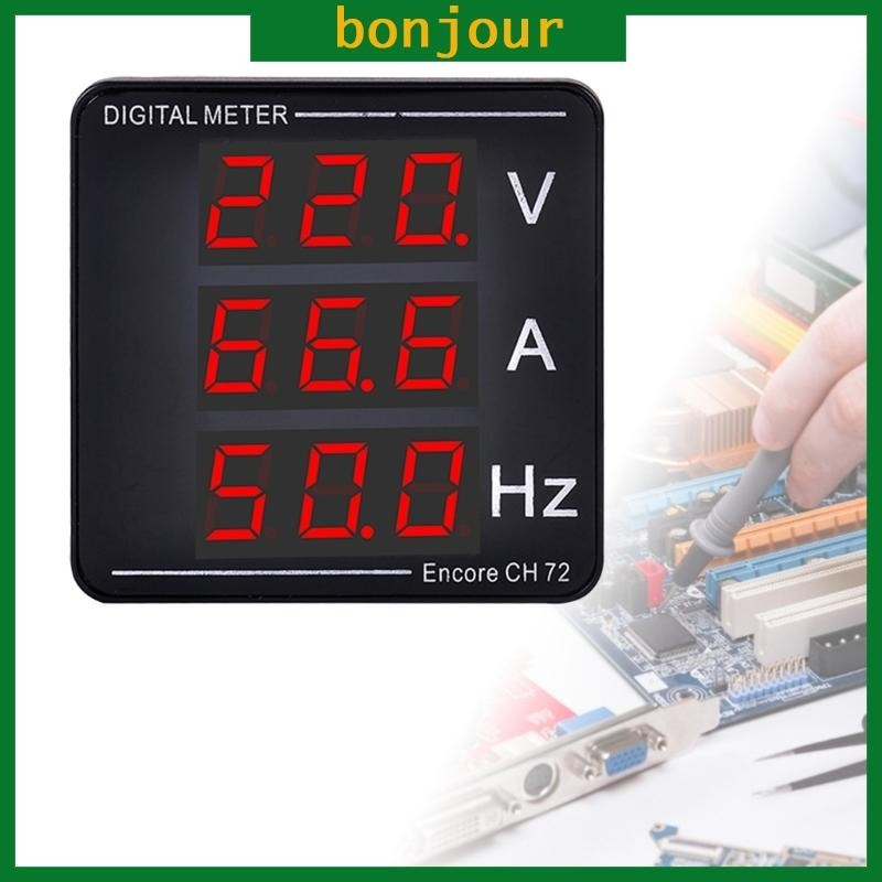 Ang高精度數字表電壓表電流表頻率測試ac50-500v AC1-120A