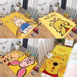 地墊兒童爬行墊卡通小熊臥室可愛床頭毯客廳防滑地毯