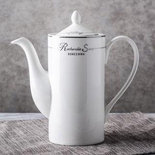陶瓷咖啡壺 家用咖啡壺套裝 涼水杯涼水壺 大奶壺 歐式茶壺