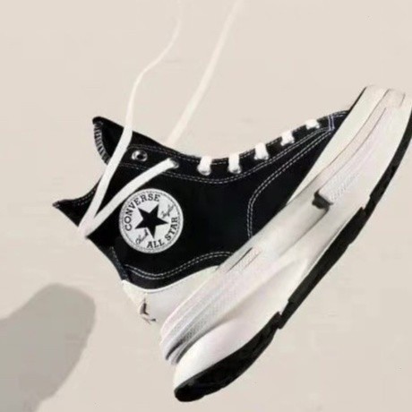 Star Convers run Star legacyplatform 增高英文鬆餅高幫帆布鞋男女通用鞋
