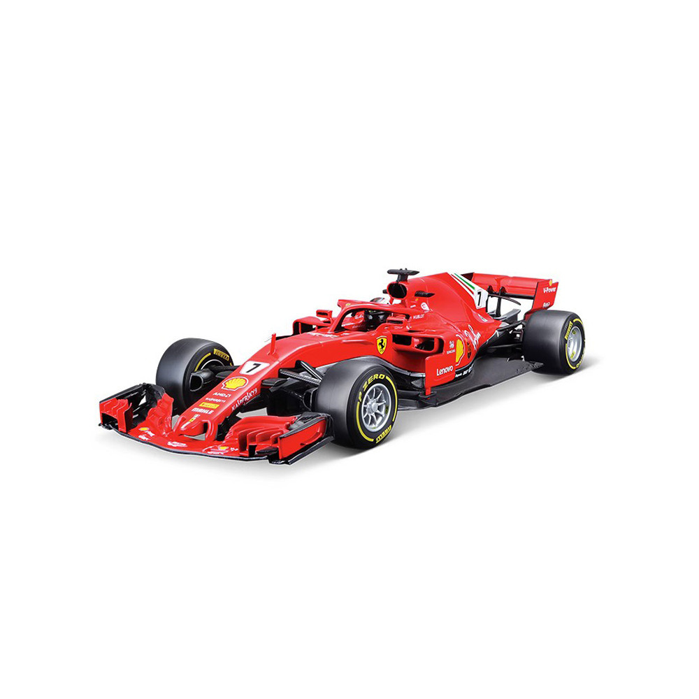 FERRARI Bburago1:18法拉利sf71h F1模型方程式賽車2018 Raikkonen仿真合金裝飾