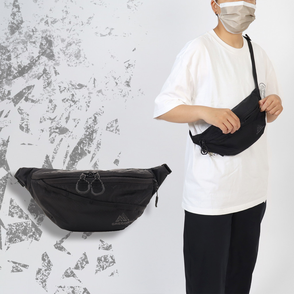 Gregory 包包 1.5L AL 黑 斜背包 側背包 小包 日系 腰包 【ACS】 138246L396