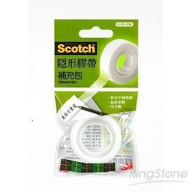 3M 隱形膠帶補充包-19mm*10m(810R-10M)【金石堂】