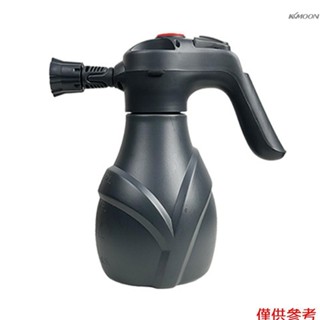 新款電動泡沫噴壺 無線充電洗車專用高壓壺 扇形噴壺 洗車專用 2L 高階灰（內建鋰電池）