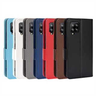 ✅臺灣現貨✅三星 Samsung Galaxy A42 5G 翻蓋 側扣荔枝紋插卡磁吸皮套 防摔手機殼保護皮套
