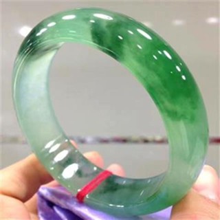 玉石然緬甸圓條翡翠手鐲晴水玉手鐲帝王綠冰糯種玉鐲子貴妃鐲冰種