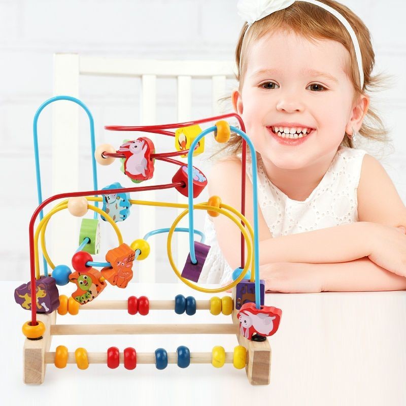 兒童玩具多功能益智力動腦嬰兒童繞珠玩具男孩女孩0寶寶1-2-3早教
