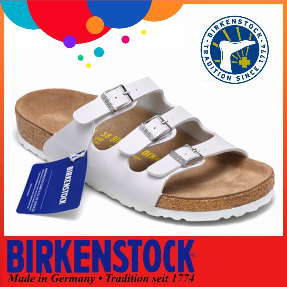 BIRKENSTOCK 德國勃肯佛羅里達三色軟木拖鞋男鞋女鞋