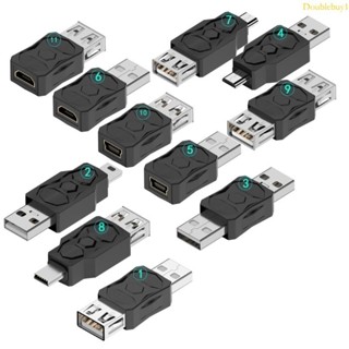 Dou USB 轉 USB 迷你 USB 微型 USB 適配器 USB 轉換器,適用於相機筆記本電腦