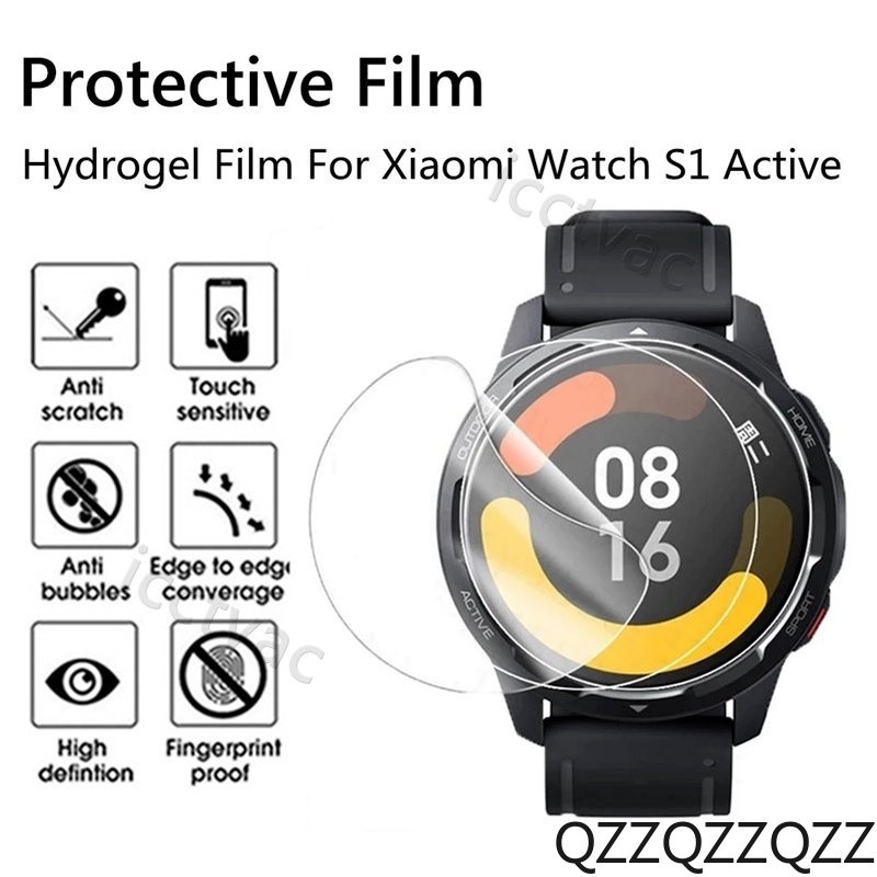 XIAOMI 適用於小米手錶 S1 有效的超薄透明水凝膠膜 / 高清防指紋智能手錶保護膜