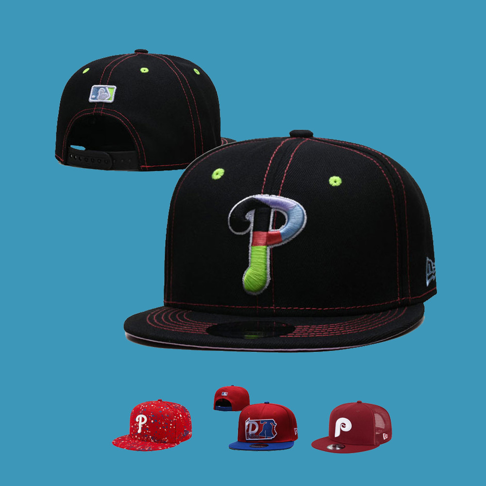MLB 調整帽 費城費城人 Philadelphia Phillies 棒球帽 男女通用 可調整 彎帽 平沿帽 嘻哈帽