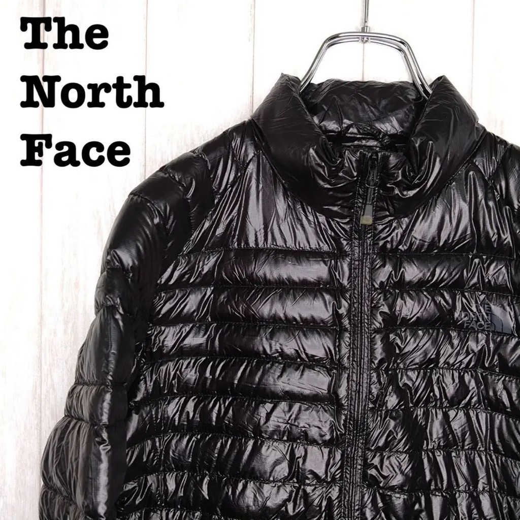 THE NORTH FACE 北面 羽絨服 夾克外套 XS 黑色 刺繡 mercari 日本直送 二手