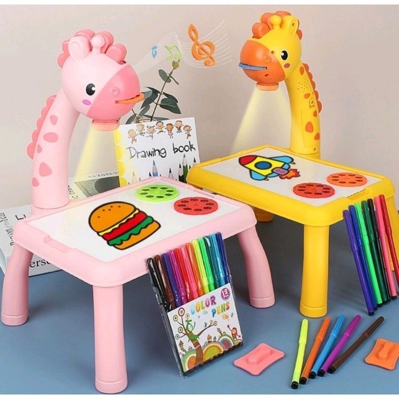 兒童益智書桌投影儀繪畫繪畫學習繪圖桌繪畫學習桌兒童創意繪圖