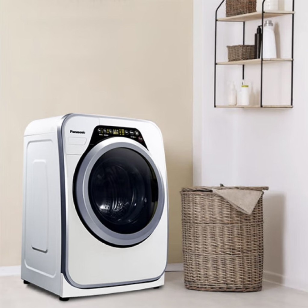 【臺灣專供】Panasonic/松下 嬰兒除菌小型洗衣機全自動3.2公斤迷你滾筒 A3121
