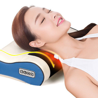 頸部腰部家用儀多功能按摩器肩頸椎全身枕頭電動熱敷肩部背部脖子