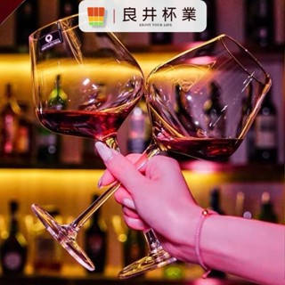勃艮第水晶紅酒杯大號套裝高腳杯歐式家用高階玻璃醒酒器酒具